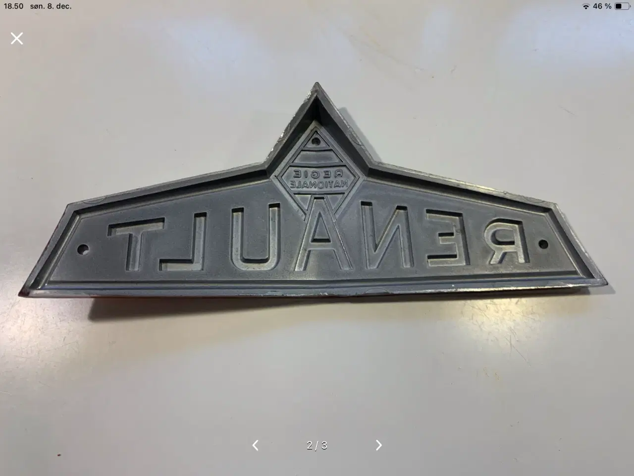 Billede 2 - Renault traktor agricole d35 emblem ubrugt gammelt