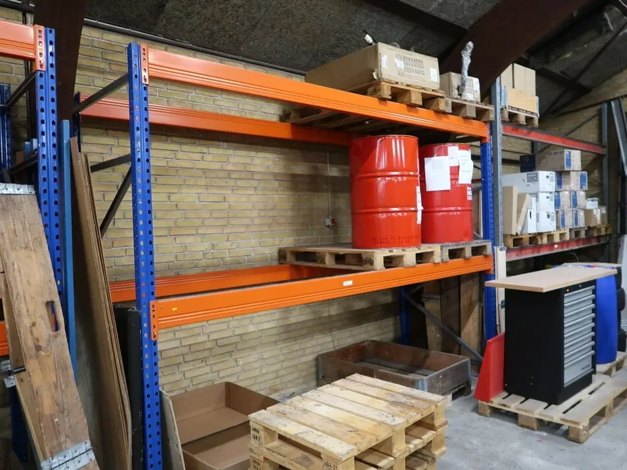 Billede 1 - 2 stk. pallereol uden indhold