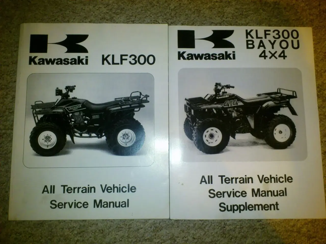 Billede 1 - Kawasaki KLF 300 Original Service manual