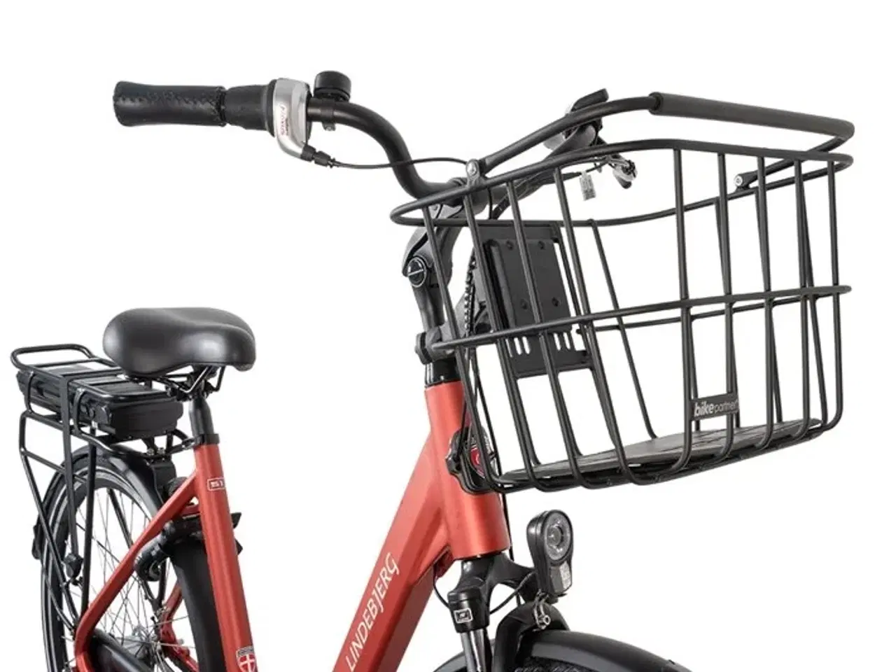 Billede 6 - Lindebjerg 28'' Elcykel Shopper Deluxe - Mat rød