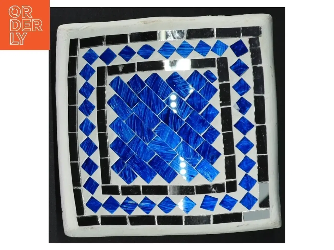 Billede 3 - Mosaik fad (str. 14 x 14 cm)