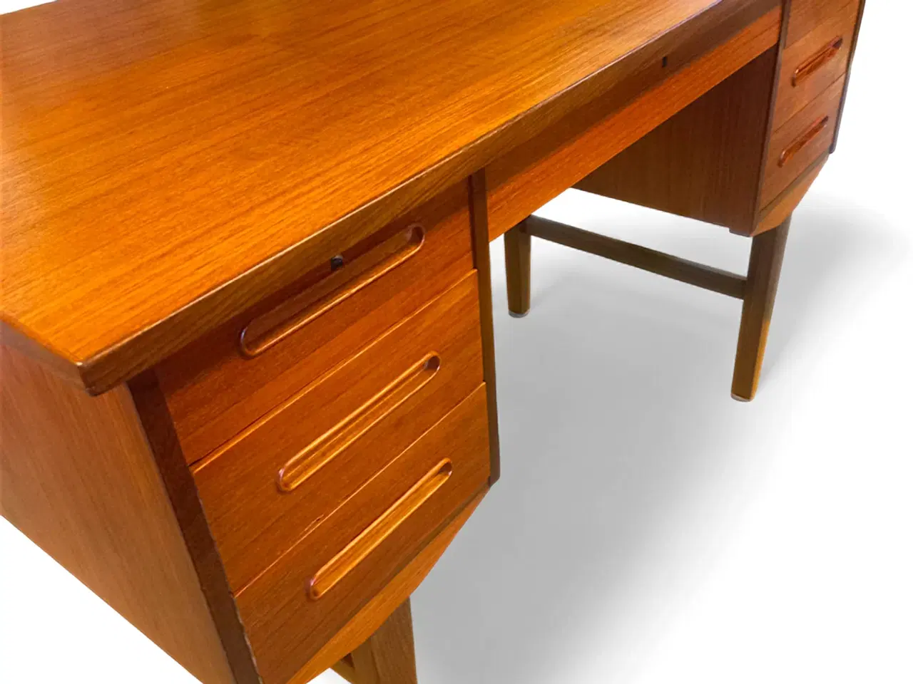 Billede 2 - Skrivebord i teak – dansk design, ca. 1950–60’erne