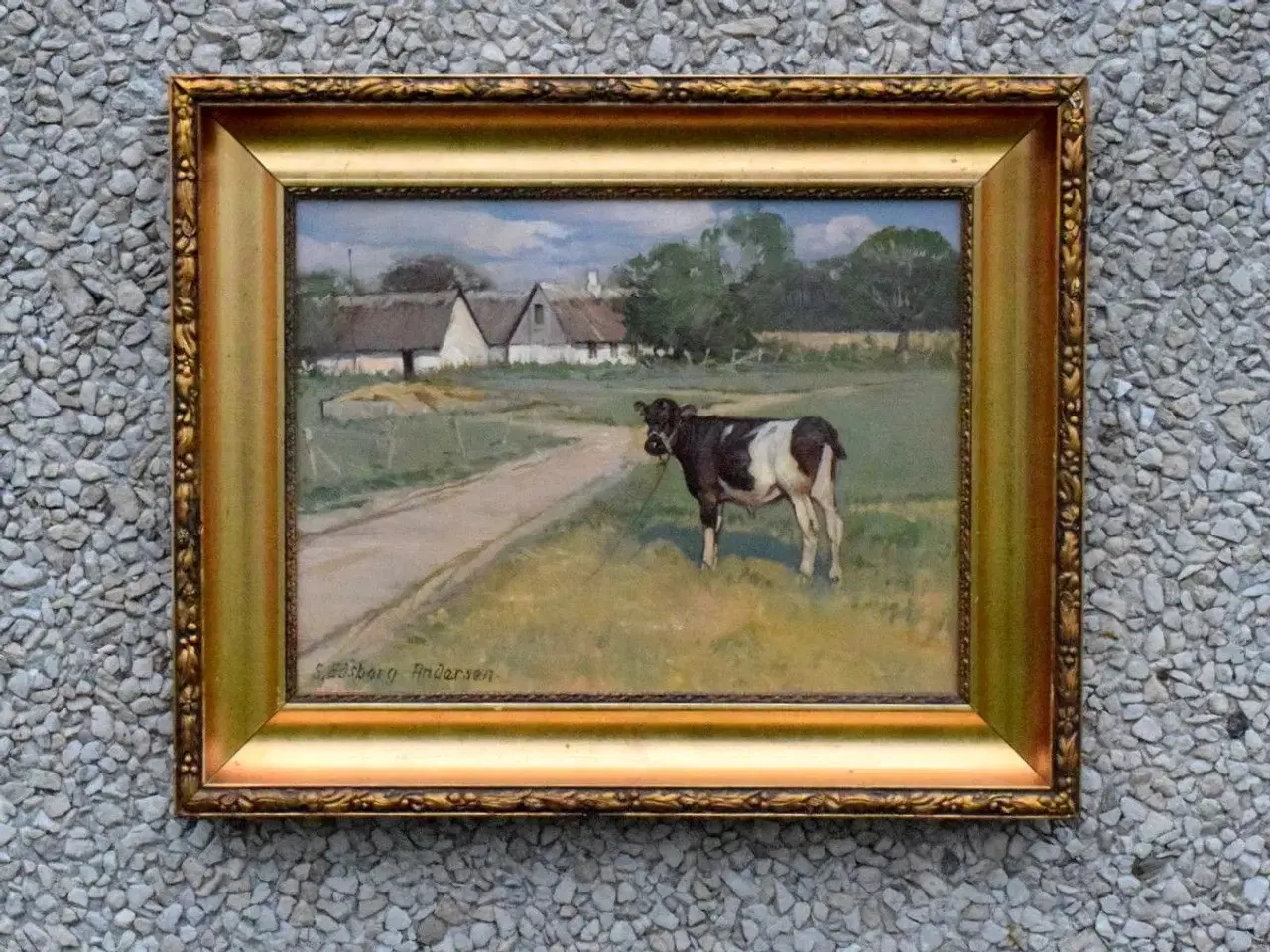Billede 4 - Maleri af Søren Edsberg (f. 1945-)