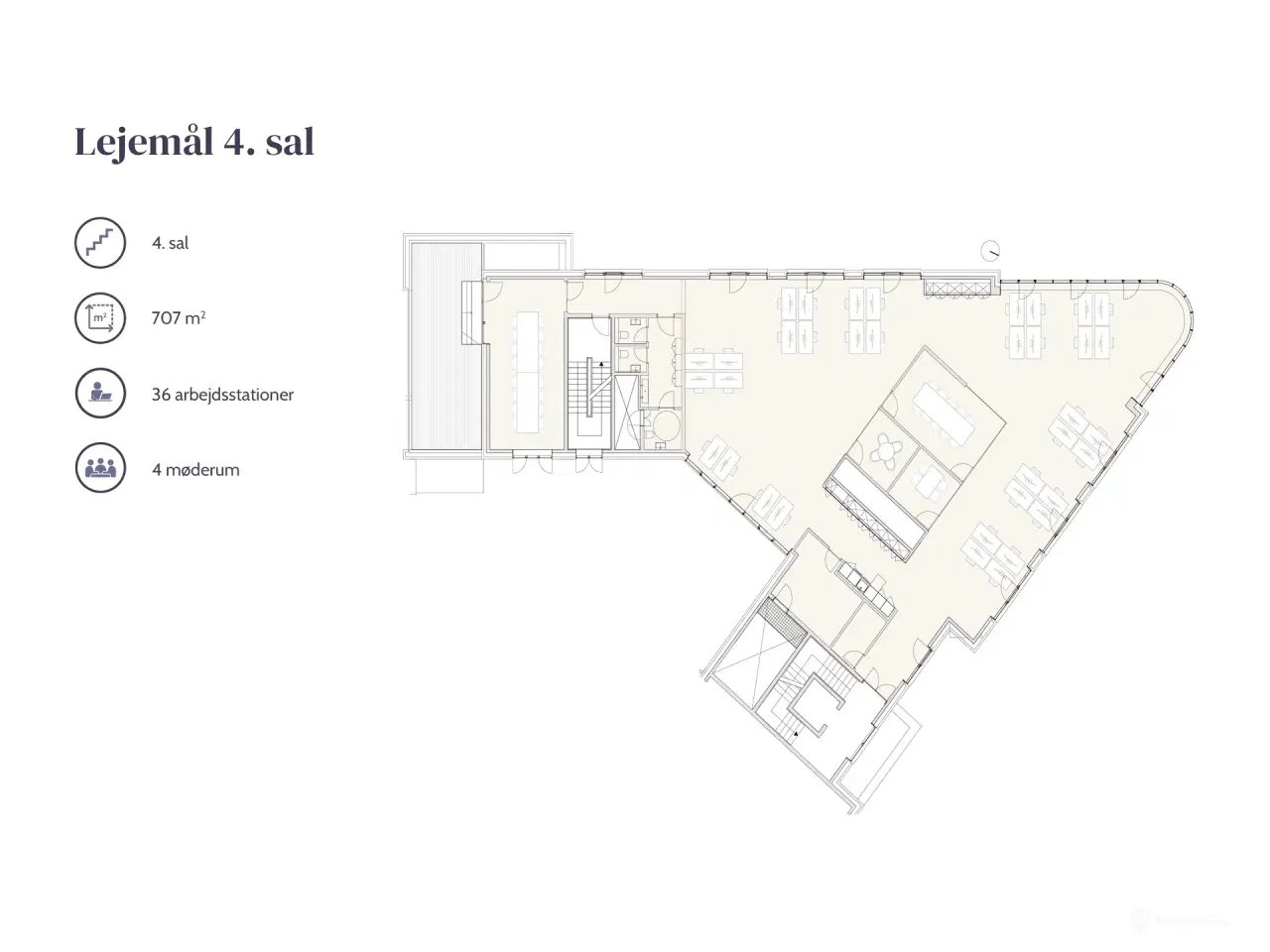 Billede 25 - Fantastiske lejemål med private terrasser - lige ved Flintholm Station