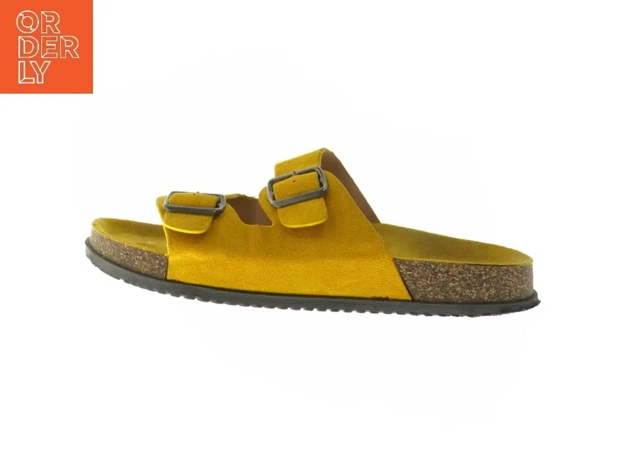 Billede 1 - Gule sandaler med spænder (str. 38 )