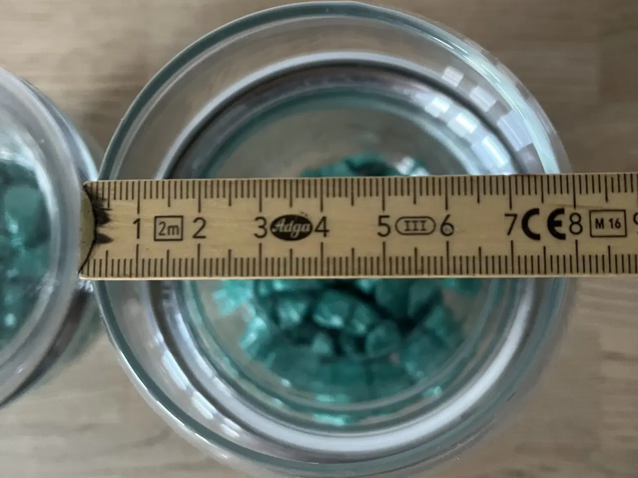 Billede 5 - Herstal vaser med grønne dekorationssten 