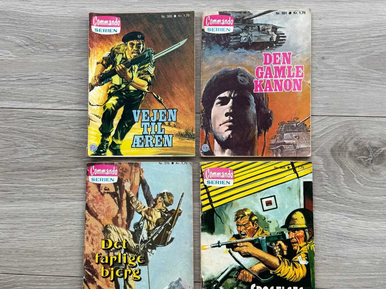 Billede 1 - COMMANDO SERIEN - 4 STK