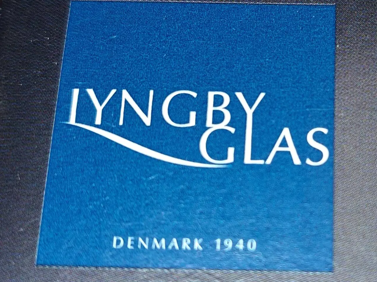 Billede 2 - 4 Lyngby ølglas på fod
