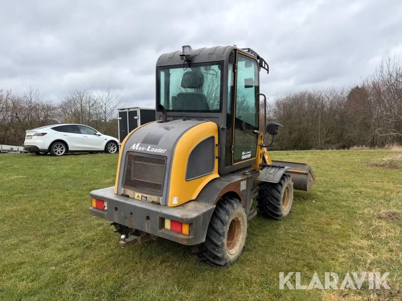 Billede 5 - Minilæsser Max-Loader 908 med skovl og pallegafler