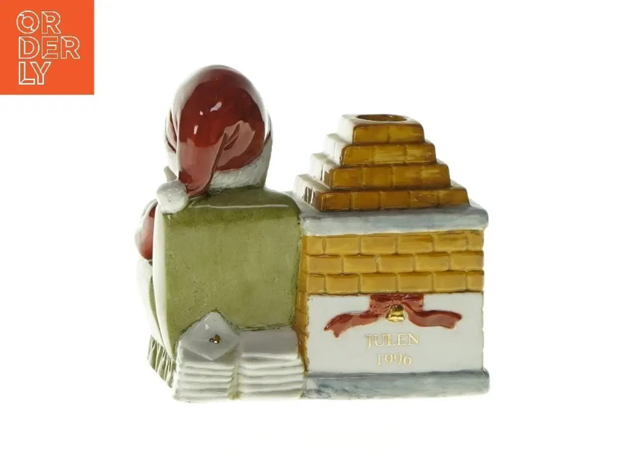 Billede 2 - Dekorativ julefigur fra Ukendt (str. LBH: 13,5x7x14cm)