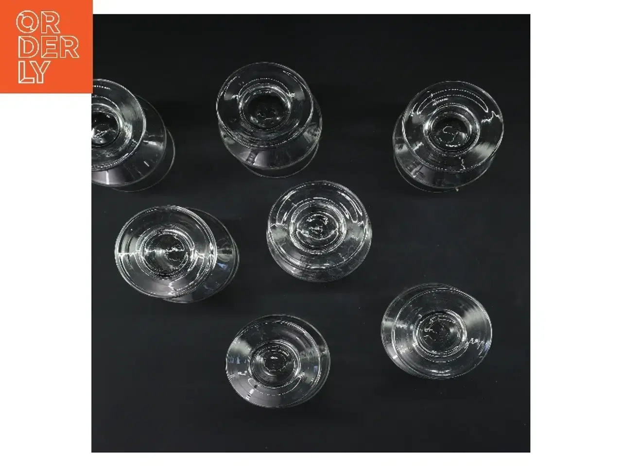 Billede 2 - 7 stk klare glas (str. 7 stk Ø 6,5 cm længde 13 cm)