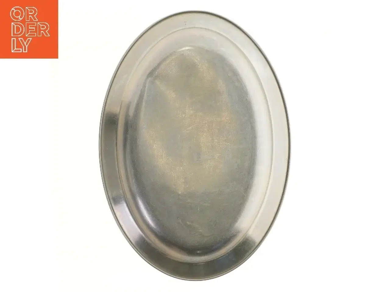 Billede 3 - Ovalt metalfad (str. 35x49 cm)