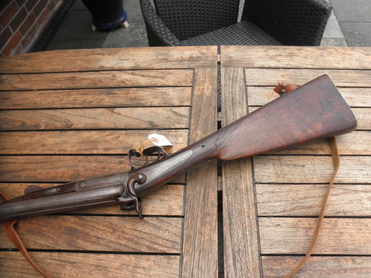Billede 3 - Haglgæver Løbets længde 713 mm. diam 16 mm