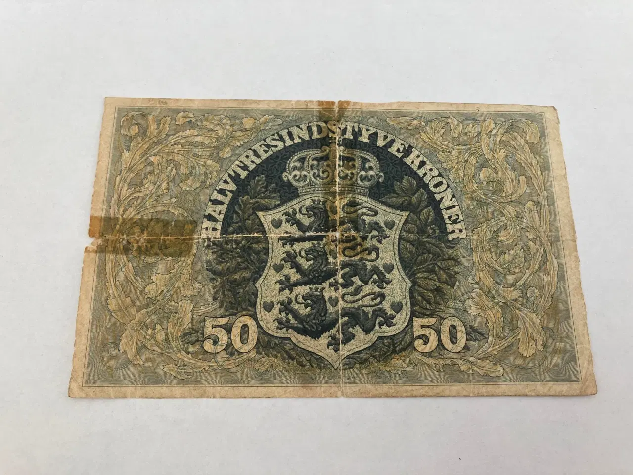 Billede 2 - 50 Kroner 1936 - Meget dårlig stand