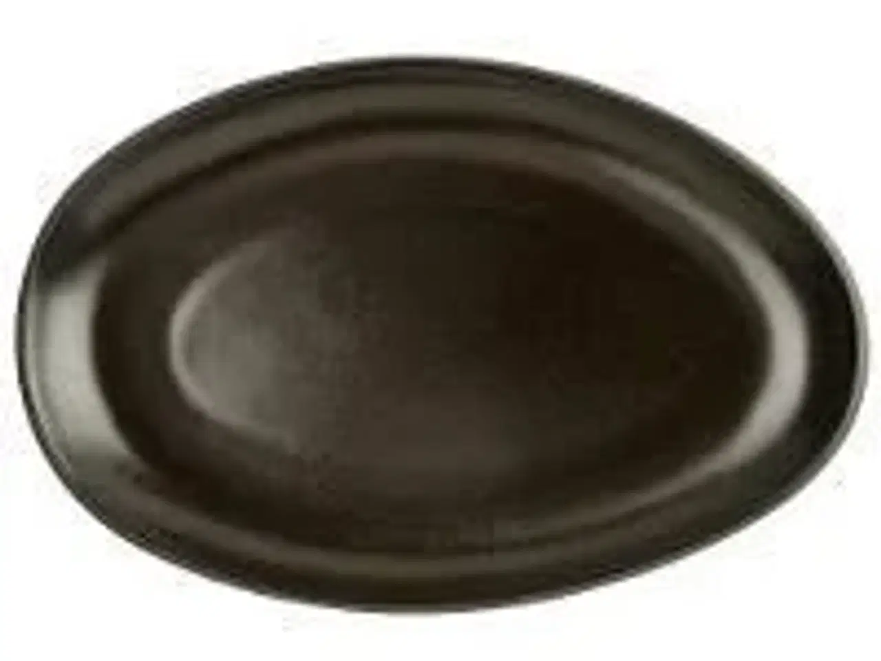 Billede 1 - 6 stk. Fad organisk oval skifer grå 250 mm Rosenthal Junto