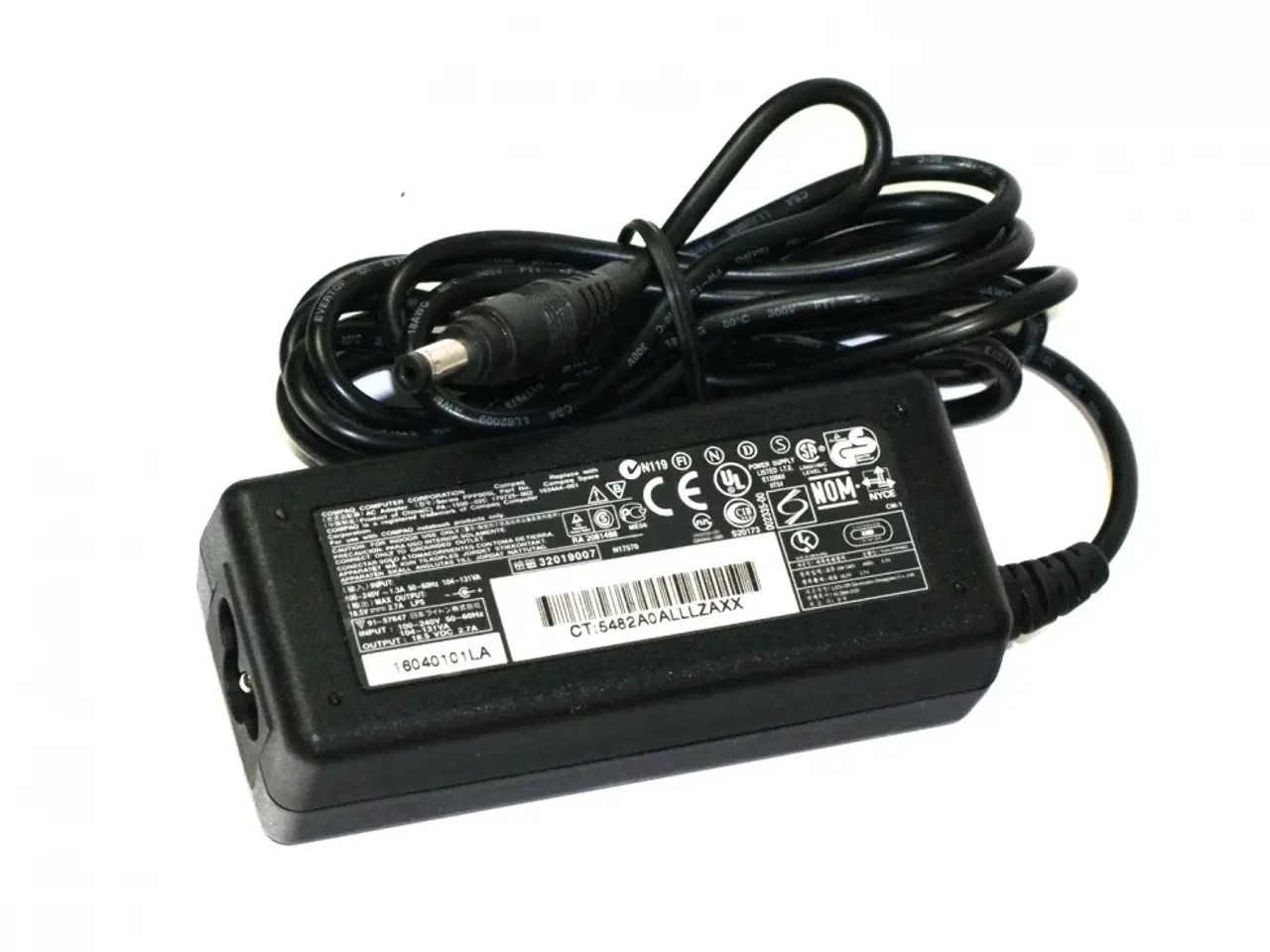 Billede 1 - HP Compaq 50W 18.5V 2.7A strømforsyning med 4.8mm x 1.8mm Original OEM