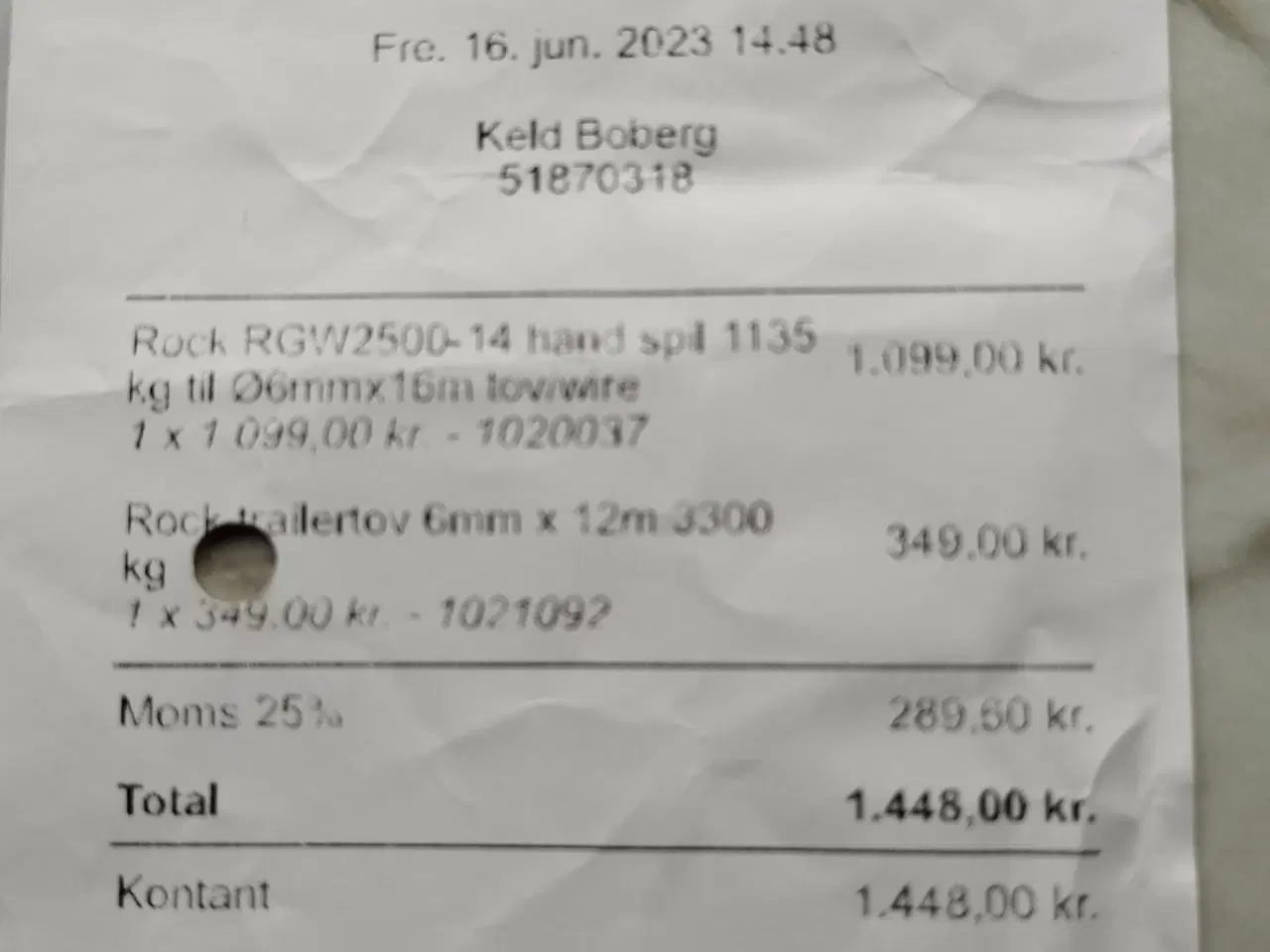 Billede 5 - Rock RGW2500-14 hånd spild 1135 kg.