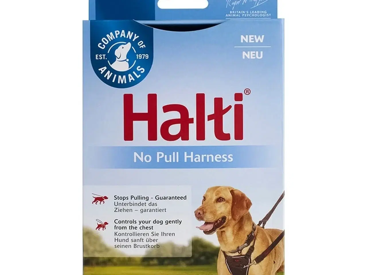 Billede 2 - Halti No Pull Hundesele - Company of Animals, M (34-56 cm), sort
