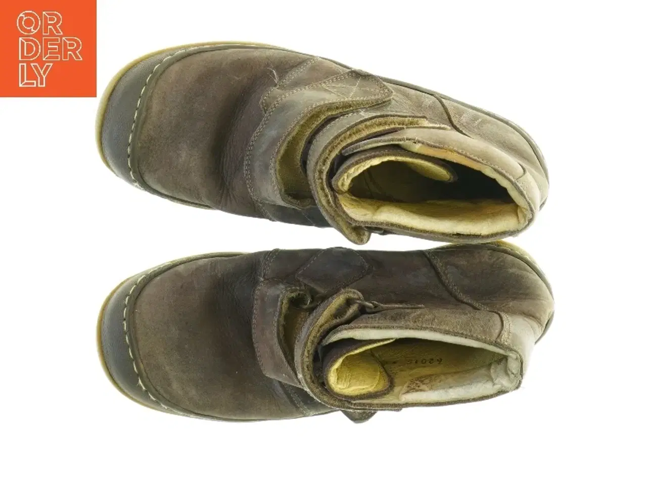 Billede 5 - Brugte læderstøvler (str. 34)