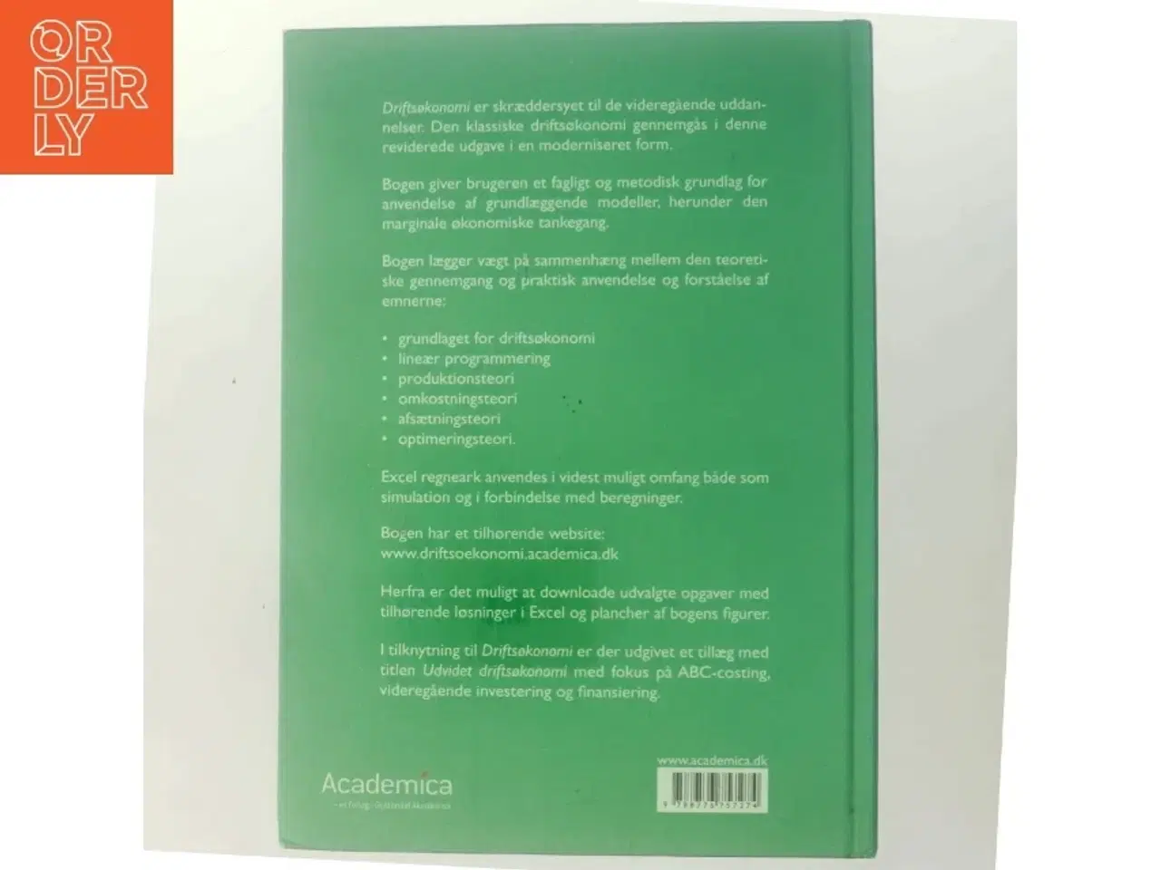 Billede 3 - Driftsøkonomi af Lone Hansen (f. 1959-07-26) (Bog)