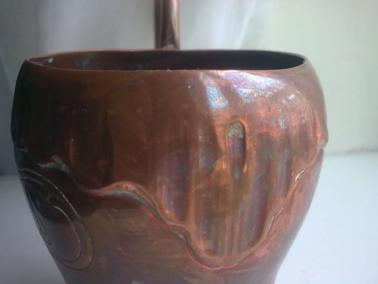 Billede 5 - Kobber gørtler UNIKA & messing granat & viking fad