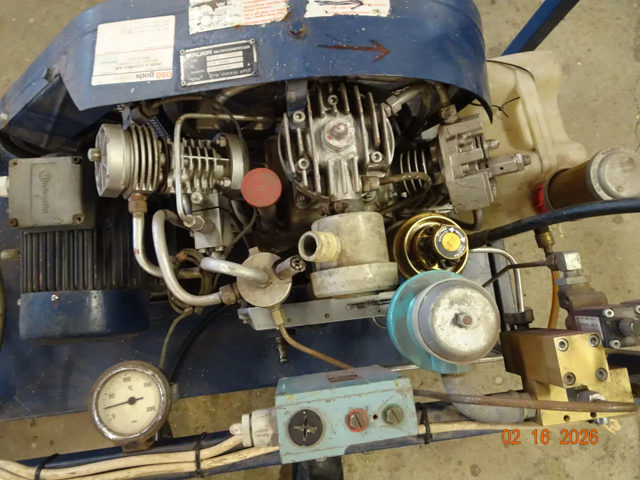 Billede 3 - Baur højtykskompressor til fyldning af dykkerflask