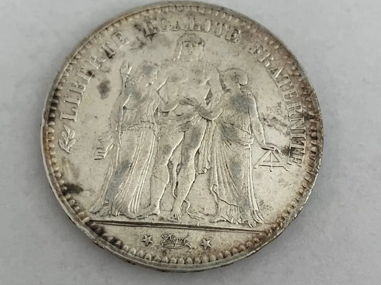 Billede 2 - 5 Francs France 1877 A