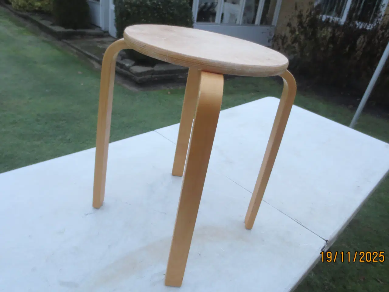 Billede 4 - 1 stk Rund Taburet Diameter 32 cm