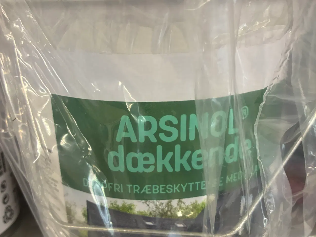 Billede 1 - Arsinol Træbeskyttelse dækkende 2,5 L Hvid