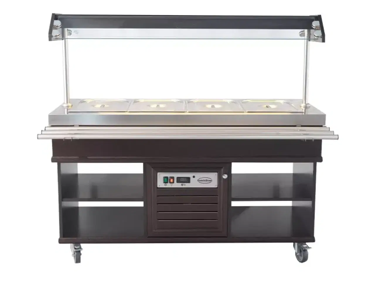 Billede 6 -  Kølebuffet GN 4/1 Mahogni – Statisk Køl & LED