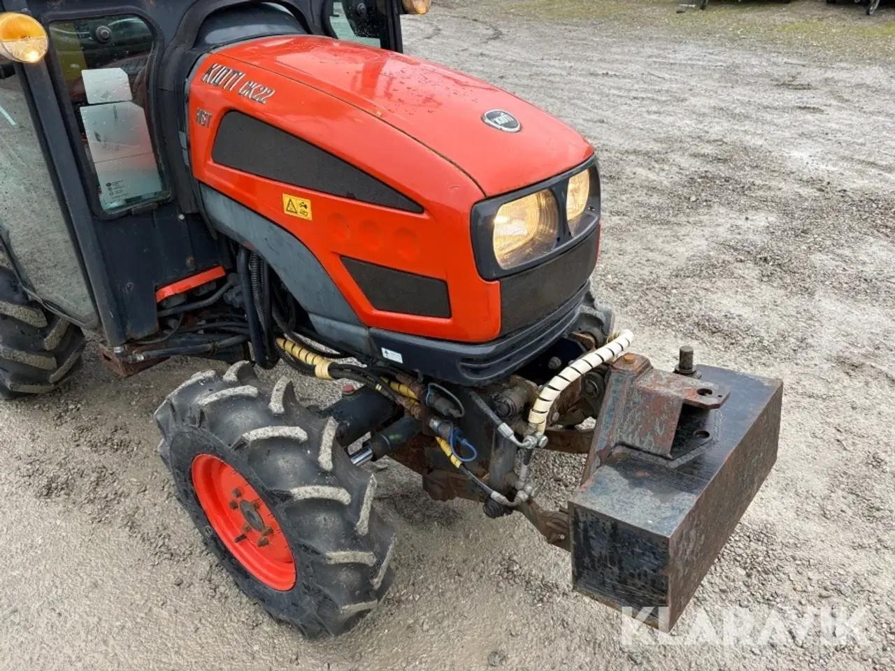 Billede 9 - Traktor m. stennedlægningsfræser Kioti CK22 HST