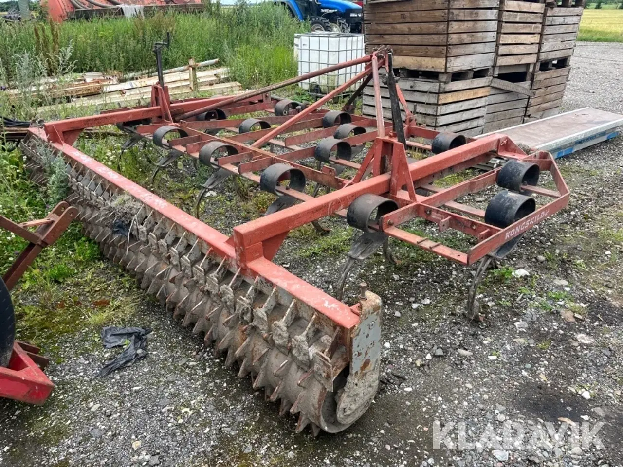 Billede 5 - Stubharve Kongskilde med tandpakkervalse - 4 meter