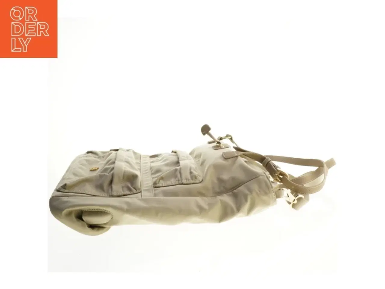 Billede 3 - Beige skuldertaske (str. 40 x 36 cm)