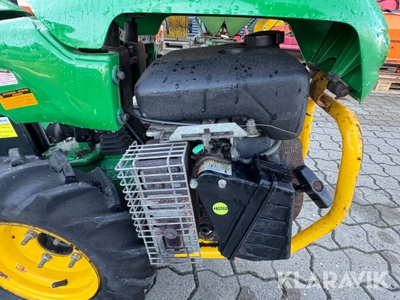 Billede 12 - Traktor 2-hjulet Ferrari 320 med fræser og kost
