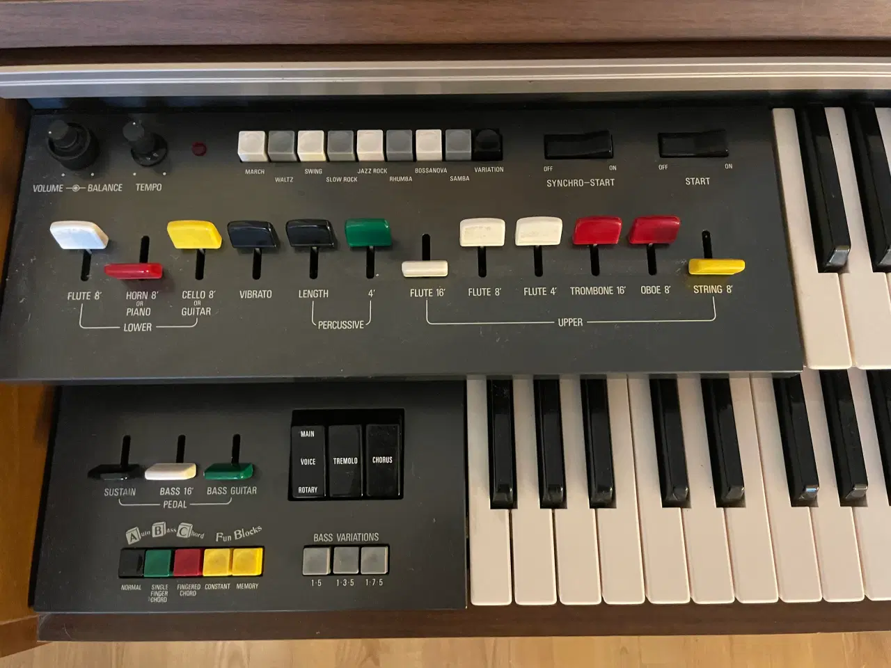 Billede 2 - Yamaha 1976 El-orgel 