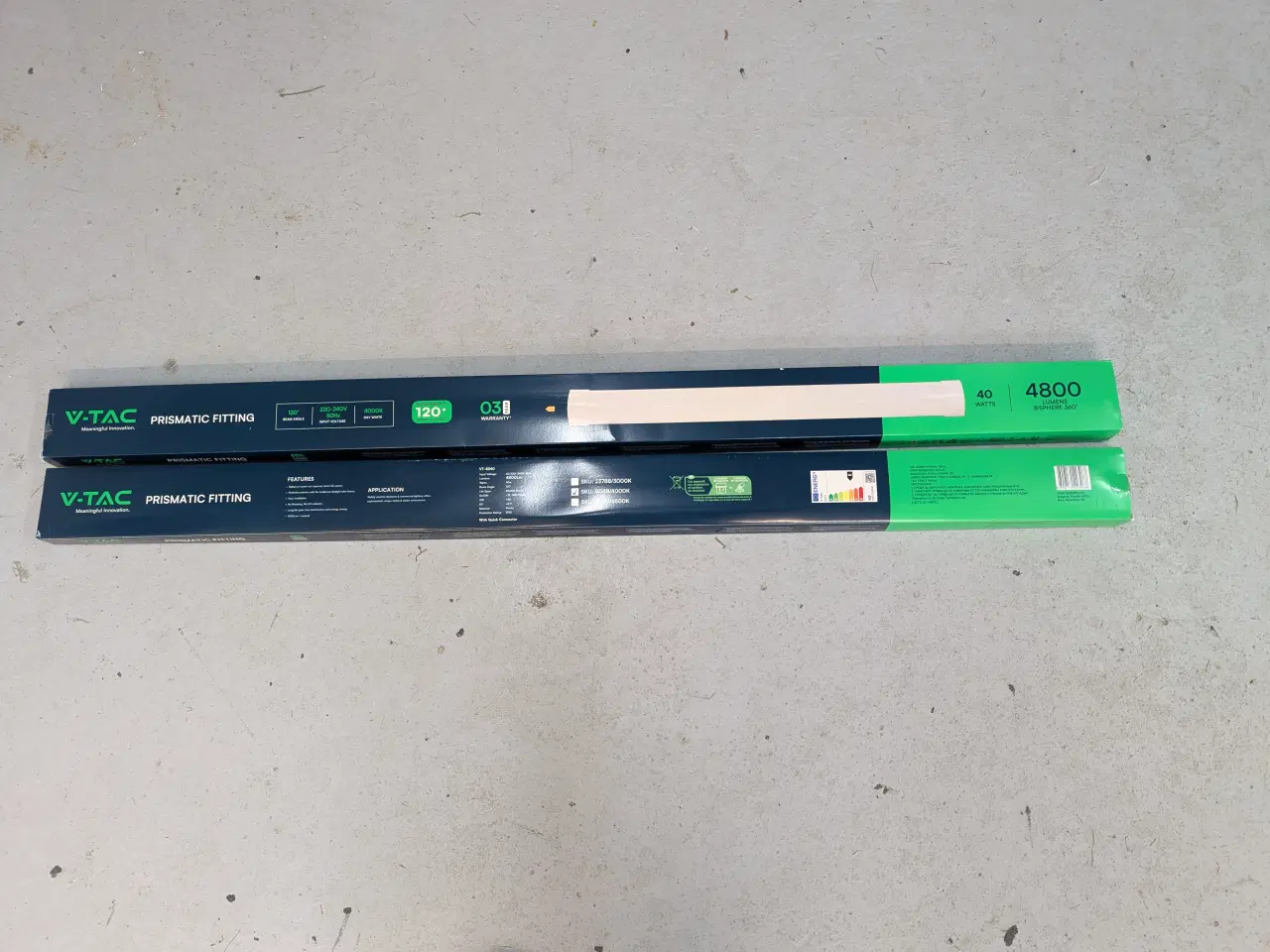 Billede 1 - LED armatur 120 cm Nye