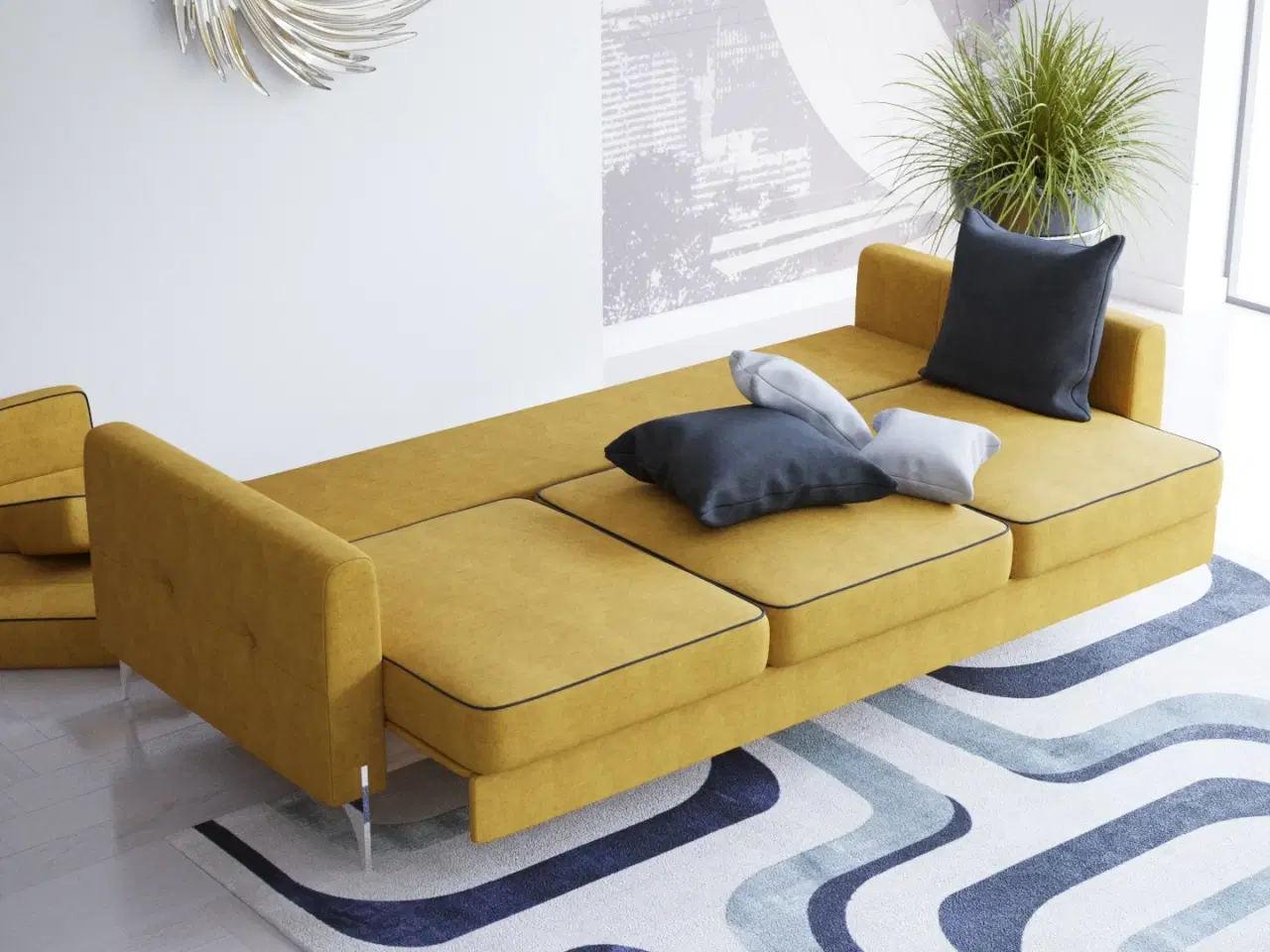 Billede 8 - ARTEMIDA SOFA MED SOVEFUNKTION 236 CM