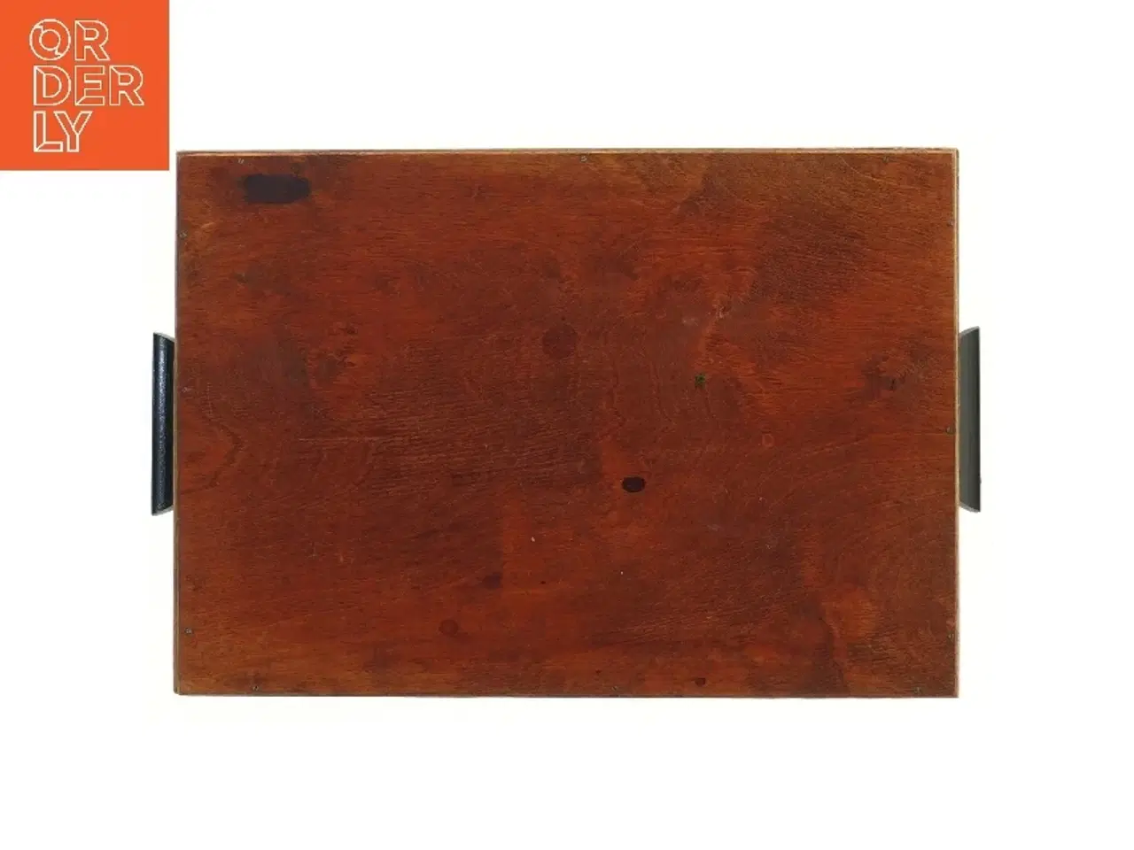 Billede 2 - Dekoreret serveringsbakke (str. 42x28 cm)