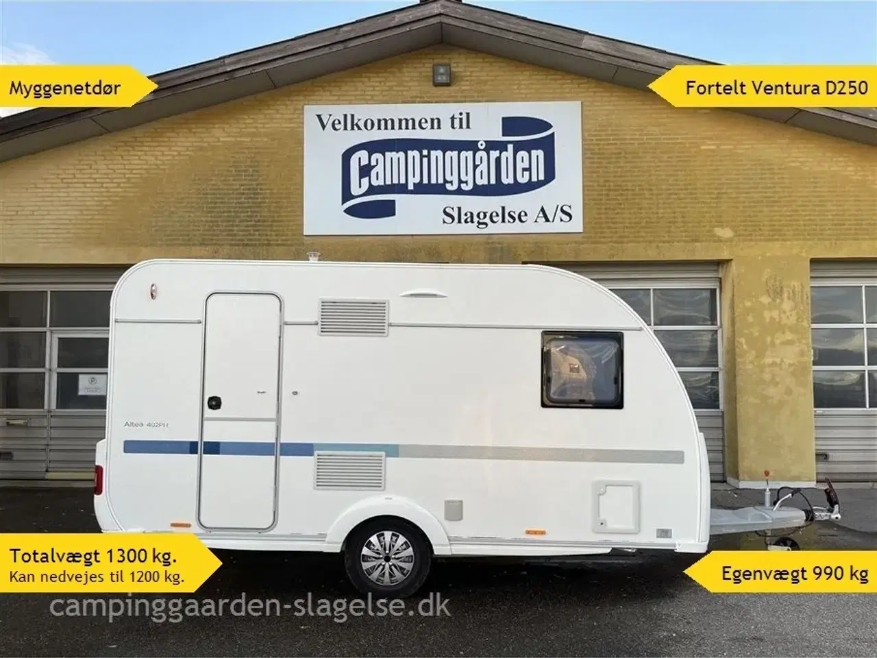 Billede 1 - 2022 - Adria Altea 402 PH Adria Altea 402 – kompakt campingvogn med dobbeltseng