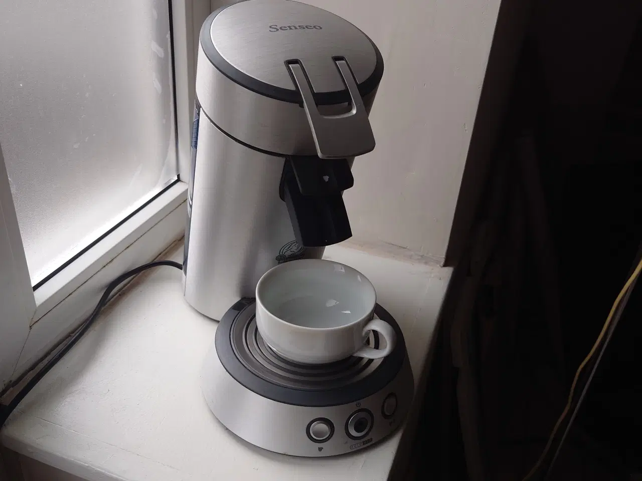 Billede 1 -  Senseo HD7840 Philips Kaffe maskine børstet alu