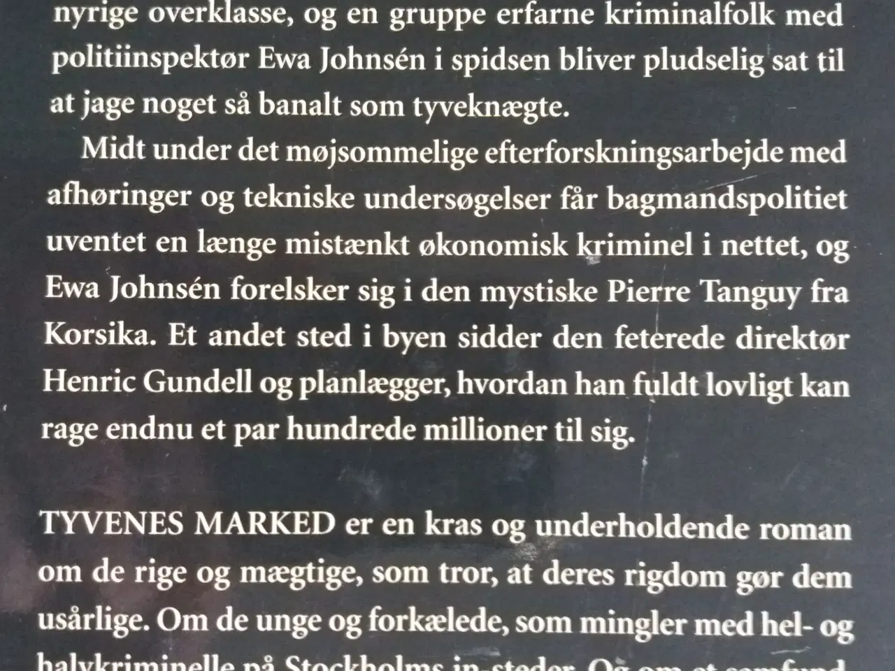 Billede 2 - Tyvens marked af Jan Guillou 