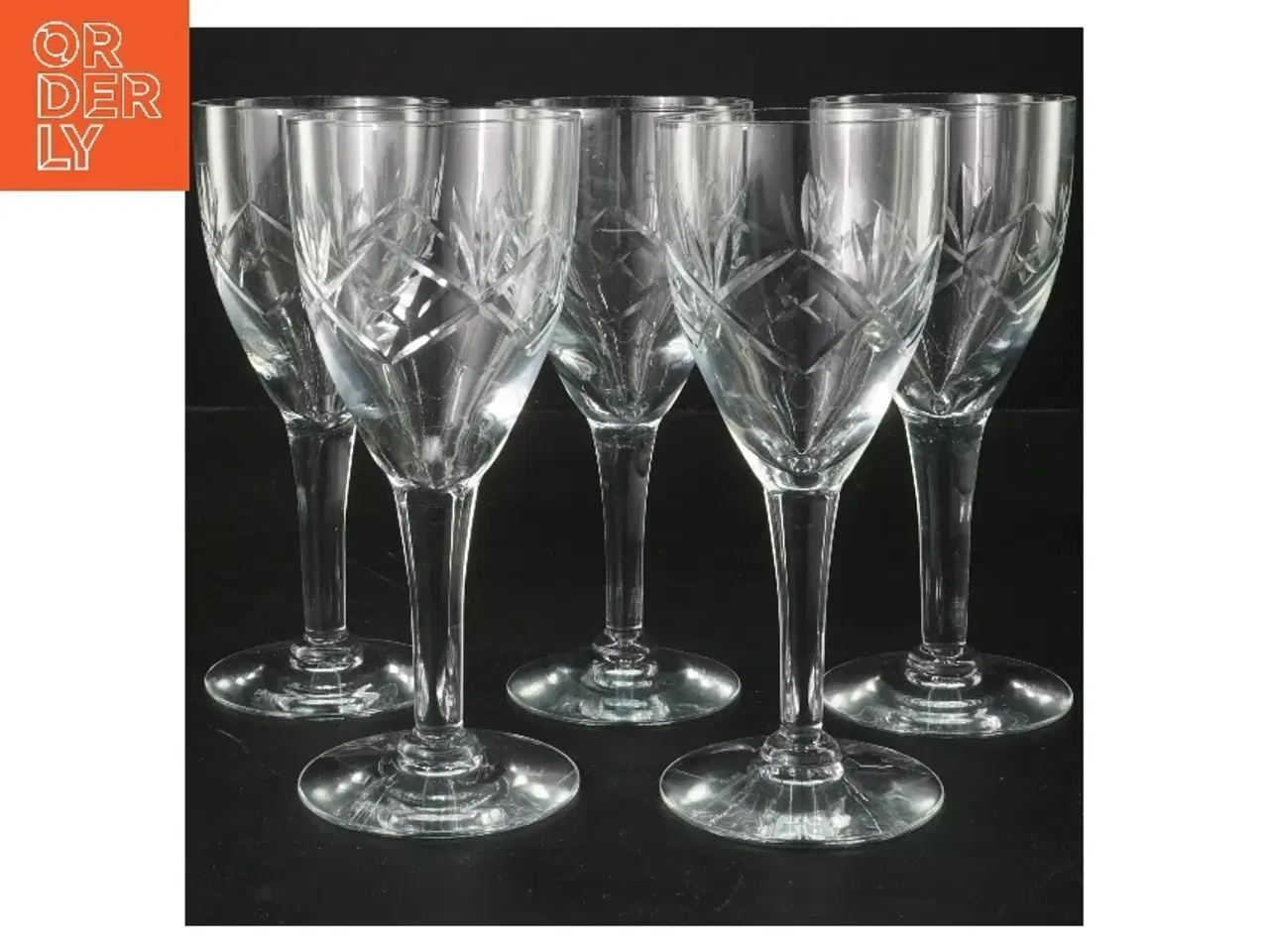 Billede 1 - Sæt af 5 Ulla glas (str. 5 stk Ø 7,5 cm længde 17,5 cm)