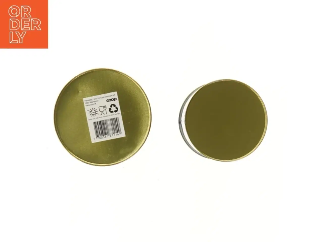 Billede 3 - Metaldåser med bymotiv fra Coop (str. Ø 10 og 11,5 cm længde 13 og 18 cm)