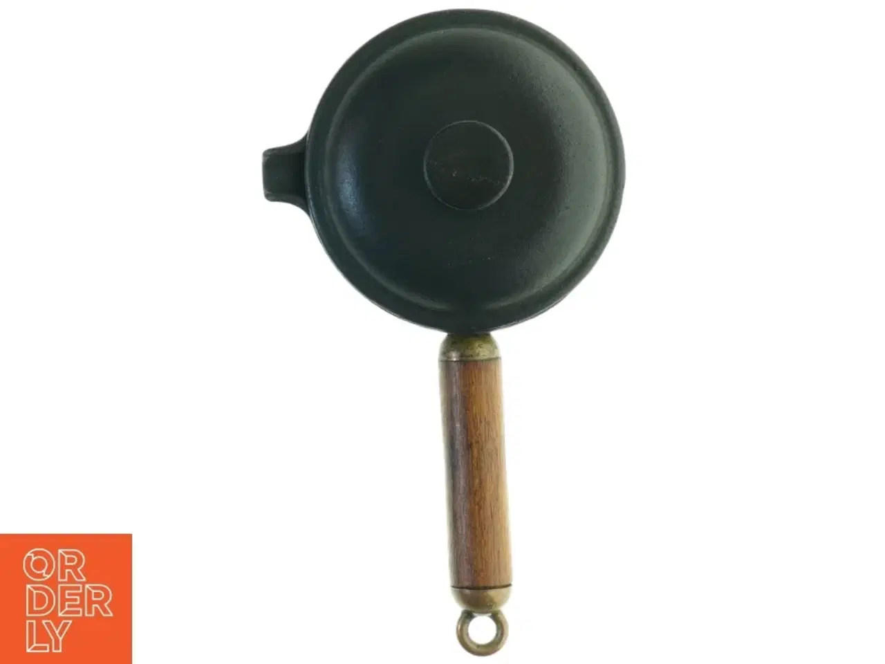 Billede 5 - Le Creuset Støbejerns kasserolle med låg og træhåndtag (str. Ø 13 cm)