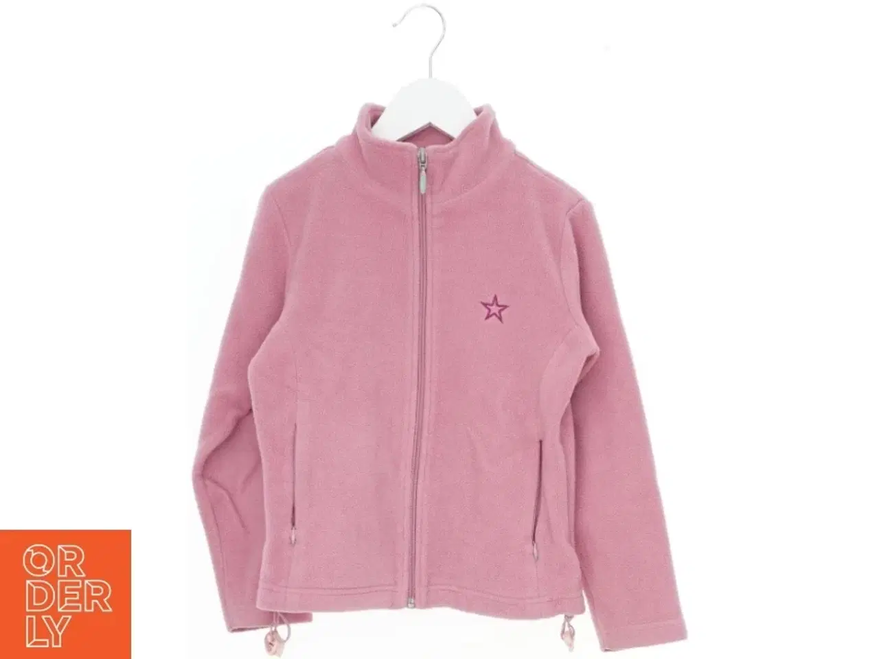 Billede 1 - Rosa fleecejakke med stjerne fra Mywear (str. 122)