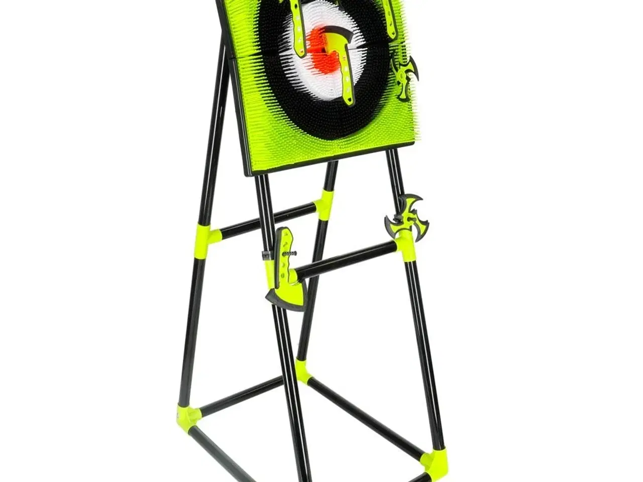 Billede 1 - Kastemål med silikoneøkser til børn – dartskive på stativ