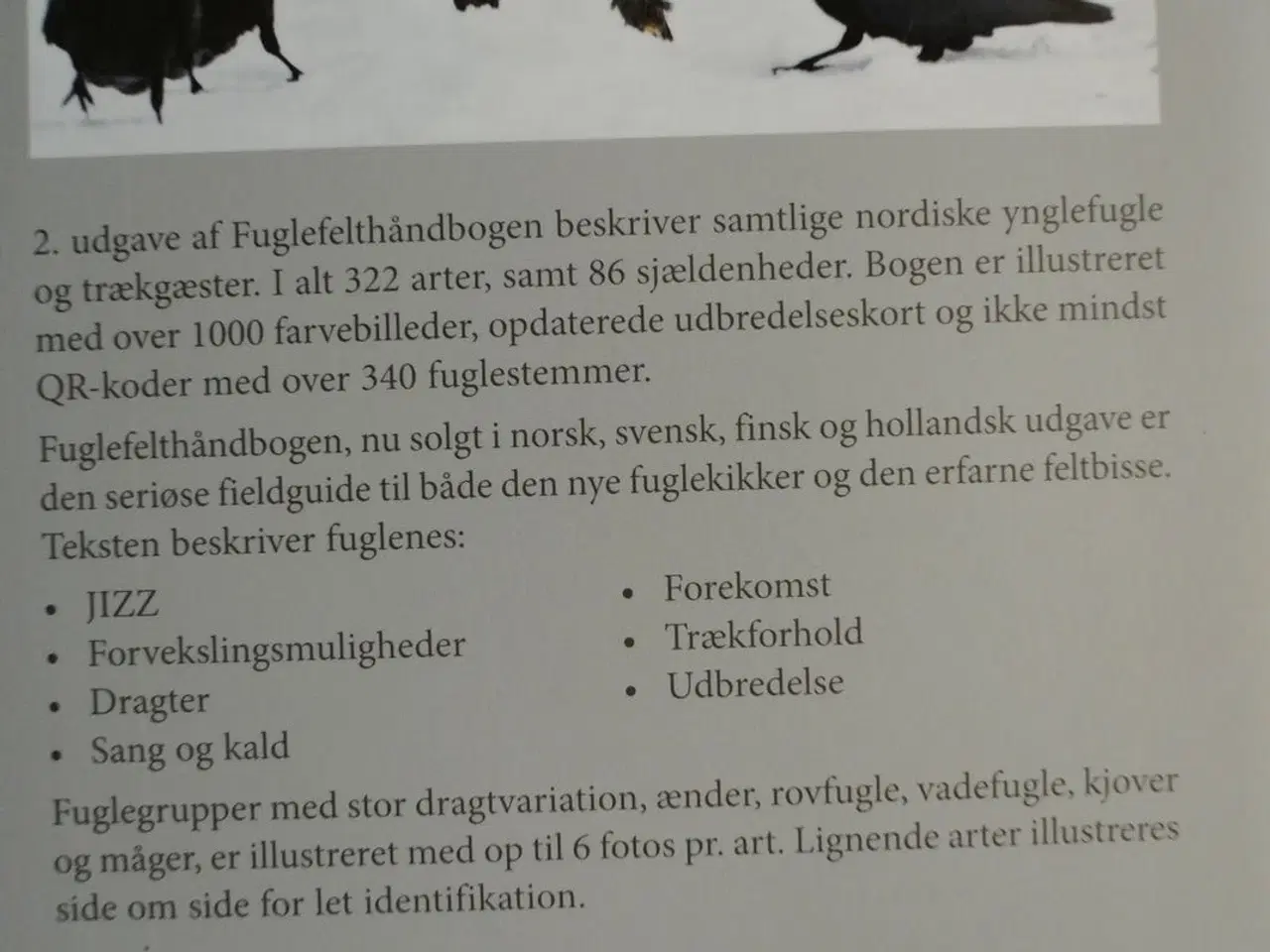 Billede 2 - fuglefelthåndbogen, af lars gejl, emne: dyr