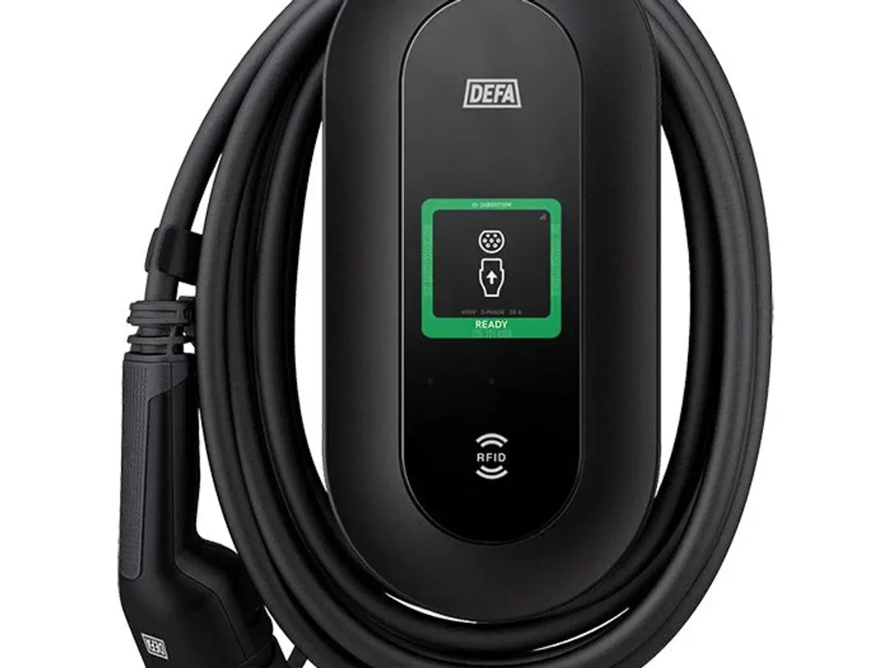 Billede 1 - DEFA Power ladestation inkl. vægbeslag, 6 m. kabel 22kw