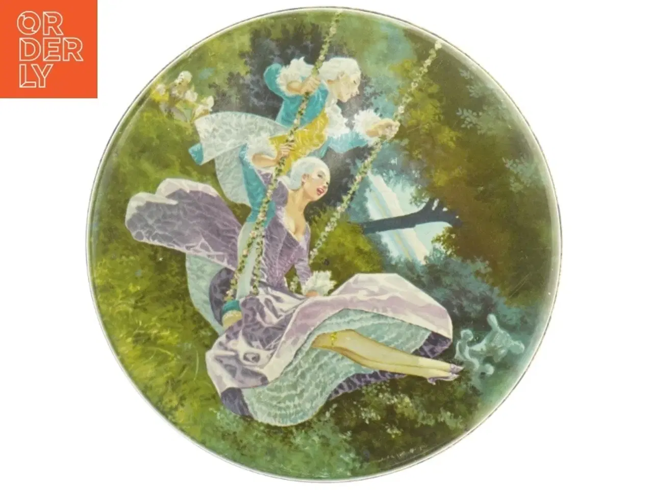 Billede 1 - Dekorativ vintage dåse fra Ira (str. Diameter, 23 cm 10 cm)