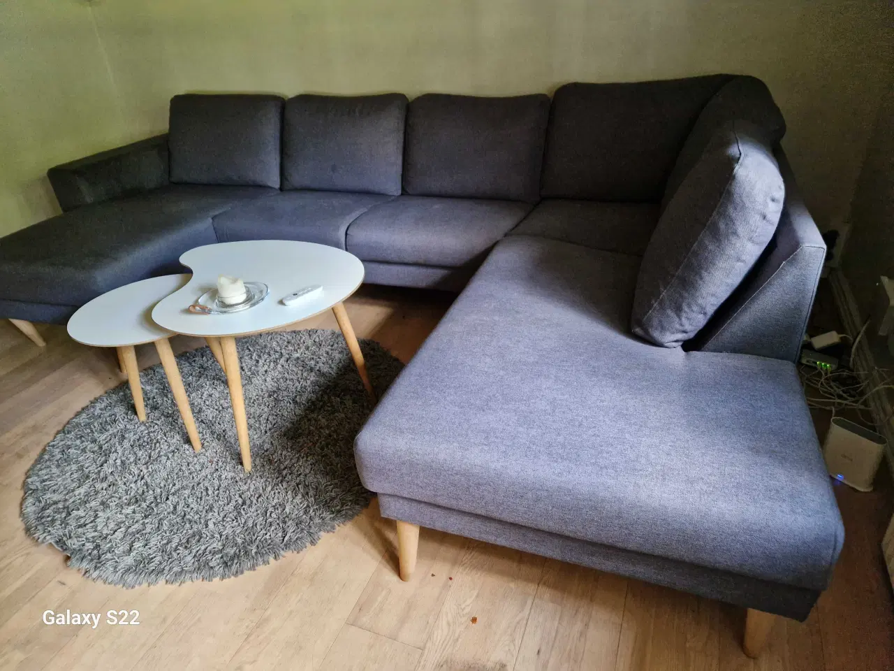 Billede 1 - Sofa med chaiselong 